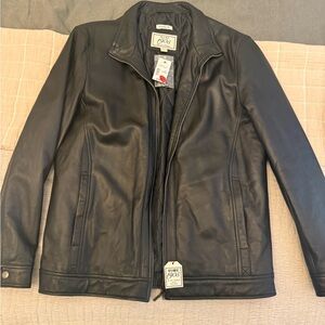 Men's Jos. A. Bank Black Leather Jacket